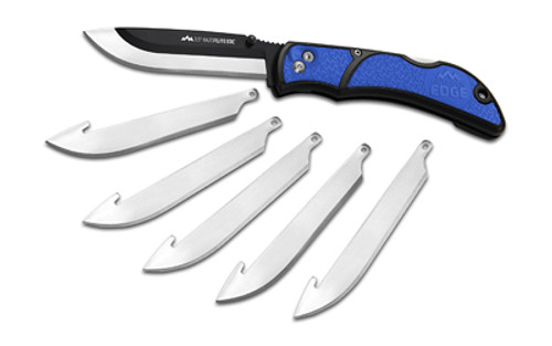 OD EDGE RAZOR-EDC LT 3.5" 6 BLDS BLU