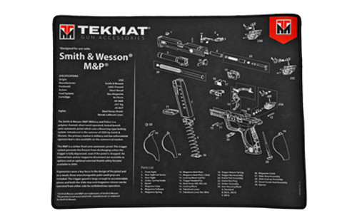 TEKMAT ULTRA PSTL MAT S&W M&P BLK