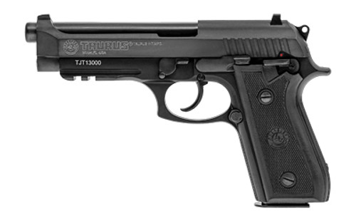 TAURUS PT92 9MM 5" 17RD BLK RBR TS