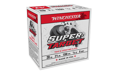 WIN SUPERTRGT 20GA 2.75" #8 25/250
