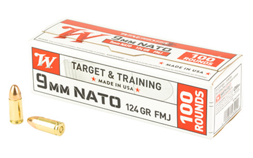 WIN USA 9MM NATO 124GR FMJ 100/1000
