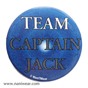 Doctor Who Captain Jack Inspired Button Team Captain Jack