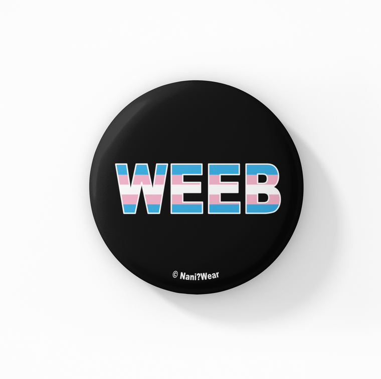 Transsexual Pride Weeb 2.25 Inch Button