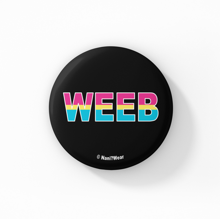 Pansexual Pride Weeb 2.25 Inch Button