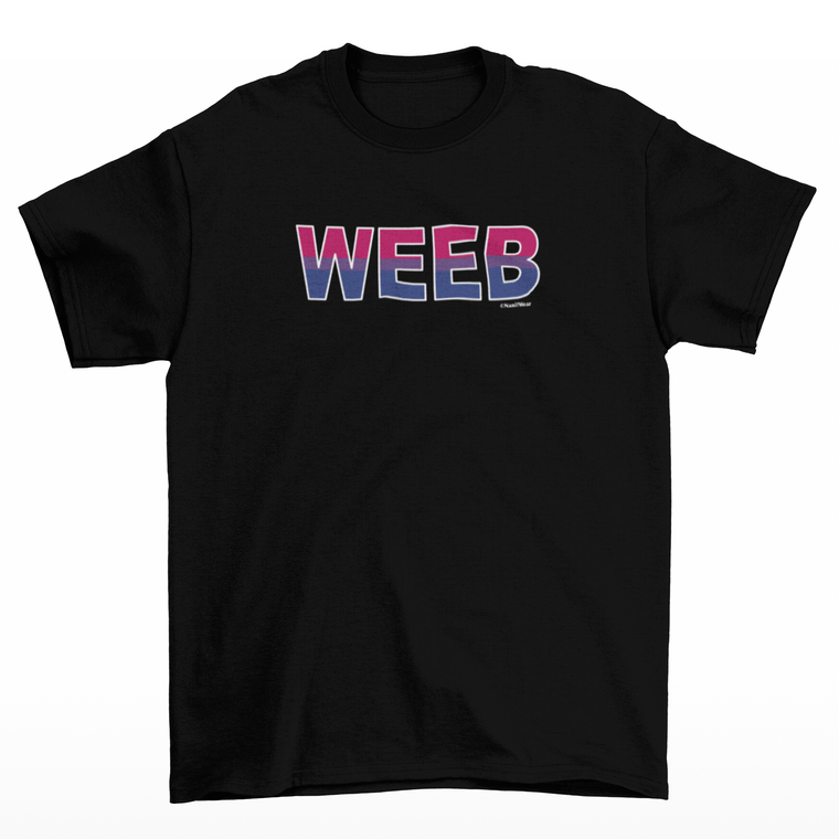 LGBTQ Bisexual Pride Flag Weeb T-Shirt