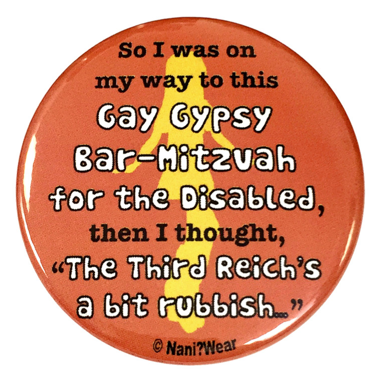 River Song Doctor Who Inspired Button Gay Gypsy Bar Mitzvah for Disabled