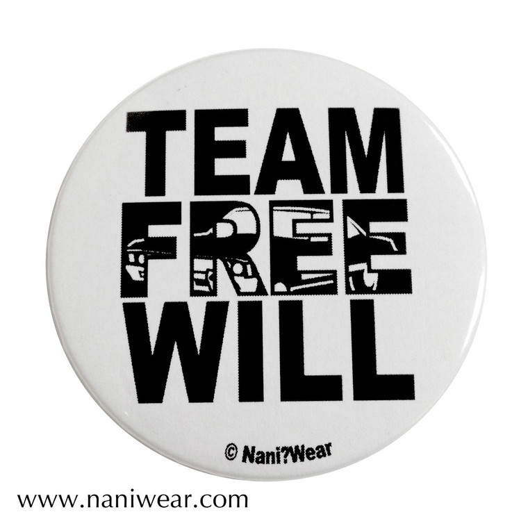 Supernatural Button Team Free Will