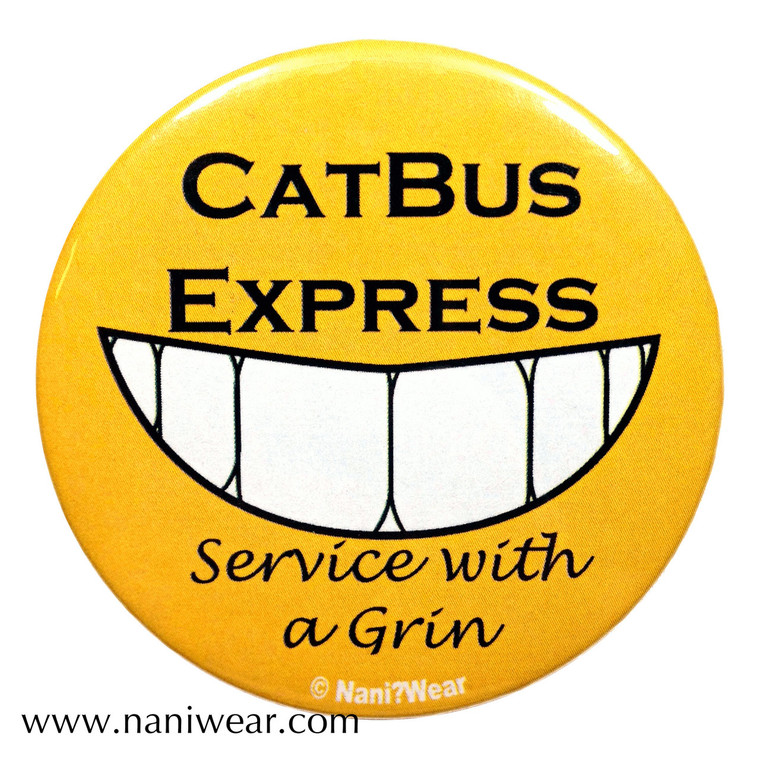 Totoro Inspired Button Catbus Express
