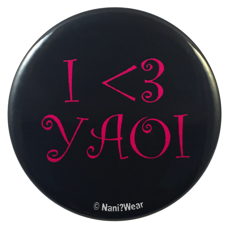 Yaoi Anime Button I <3 Yaoi