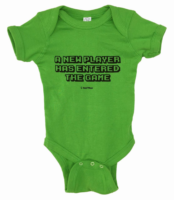 Gamer Baby Bodysuit A New Player has Entered the Game