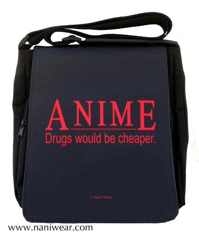 Anime Medium Messenger Bag:  Drugs Would Be Cheaper