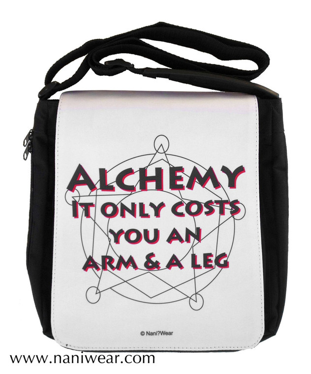 Fullmetal Alchemist Inspired Medium Messenger Bag: Alchemy