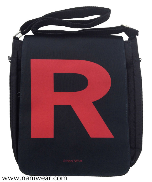 Pocket Monster Inspired Medium Messenger Bag: Team R