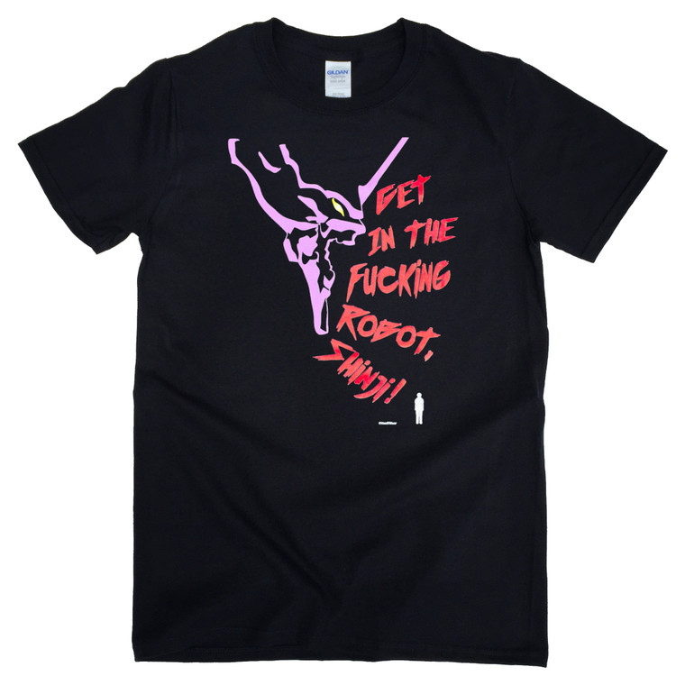 Neon Genesis Evangelion T-Shirt Get in the Fucking Robot Shinji