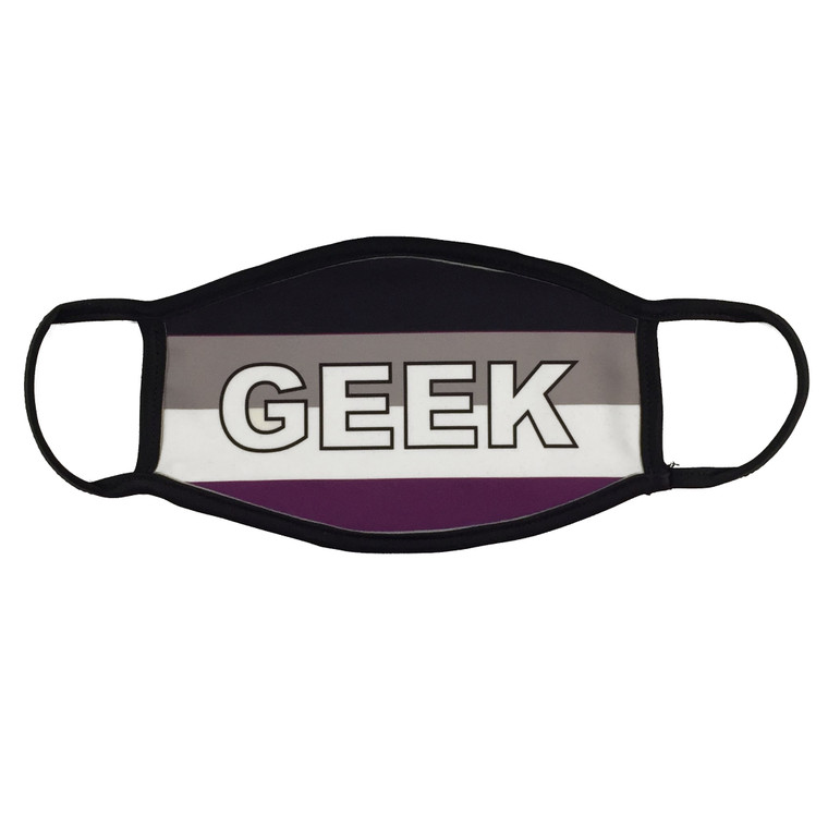 LGBTQA Asexual -Ace Pride Flag Face Mask