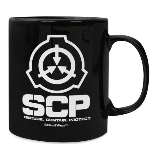 SCP Logo and Text Mug – The SCP Store