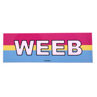 LGBTQIA Pansexual Weeb Pride Flag Bumper Sticker