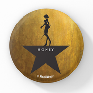 Cutey Honey Inspired Hamilton Mash-Up 2.25 Inch Geek Button