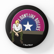 LGBTQ+ Bisexual 2.25 Inch Geek Button I Don't Like Bullies