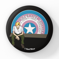 LGBTQ+ Transgender 2.25 Inch Geek Button I Don't Like Bullies