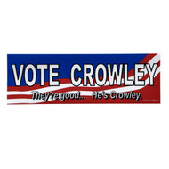 Supernatural Bumper Sticker Vote Crowley