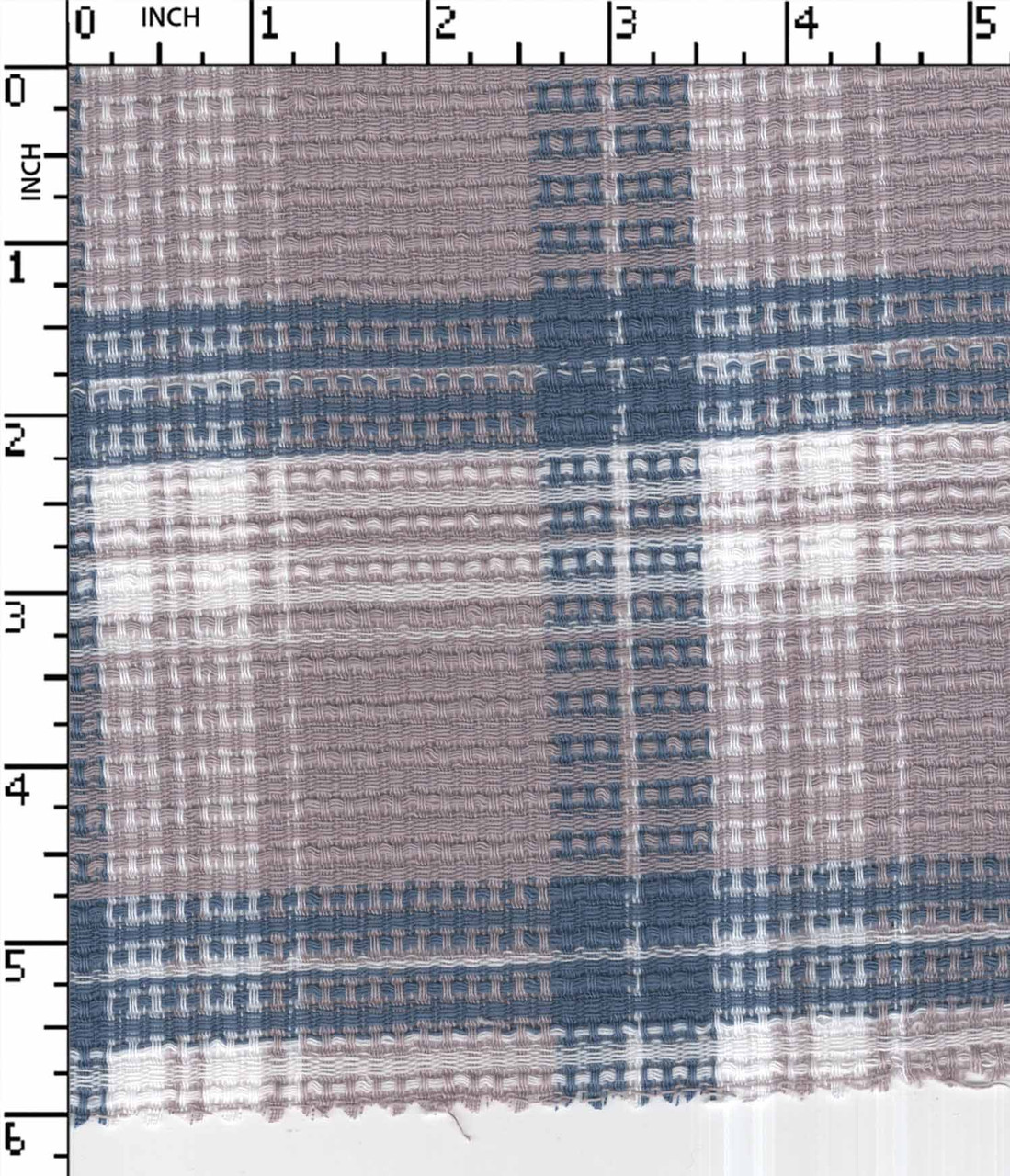 100% Cotton Yarn Dyed Rib Dobby Big Check Pistol Blue/White/Beige 20X20 ...