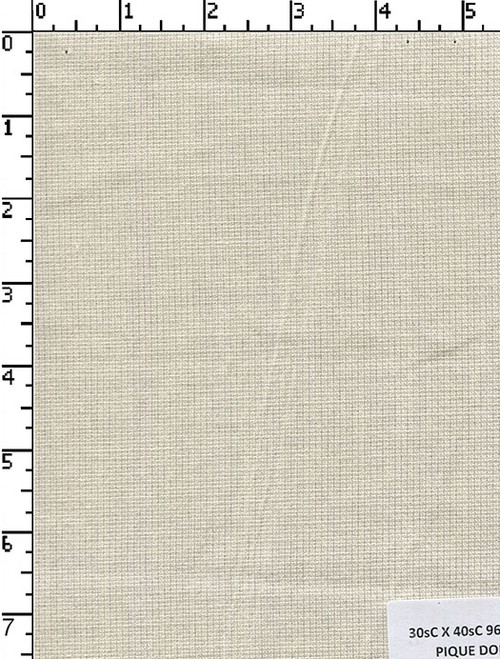 100% Cotton Greige Dobby Pique  Natural  30S C X 40S C - 96X72 Awm-Un-D-10