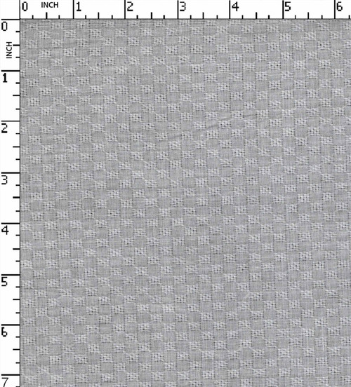 100% Cotton Bleached Dobby Leno White   W-42 Gsm-64 Wid-1252-Lb