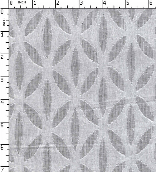 100% Cotton Bleached Dobby Jacquard White   W-42 Gsm-97 Wid-1269-Lb