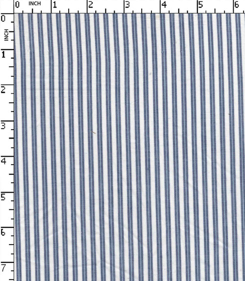 100% Cotton Yarn Dyed Plain  Pencil Stripe White/Blue/Lt.Blue   W-58 Gsm-78 Rfc-23666-Ac