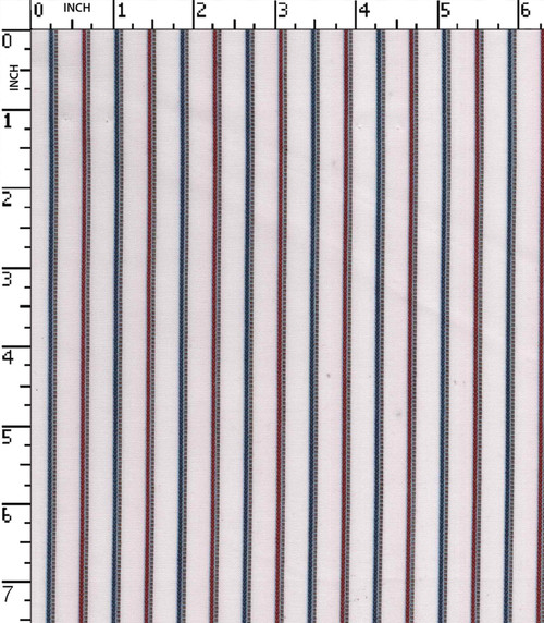 100% Polyester Yarn Dyed Plain Rib Stripe White/Red/Blue/Brown   W-58 Gsm-120 Rfc-23374-Ac