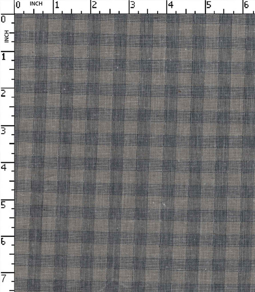 100% Cotton Yarn Dyed Doublecloth Small Check Black/White/Brown   W-58 Gsm-150 Rfc-23229-Ac