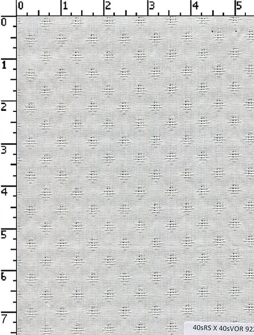 100% Rayon Greige Dobby Rhombus With Small Checks Natural  40S Rs X 40S Vor - 92X80 Awm-V6