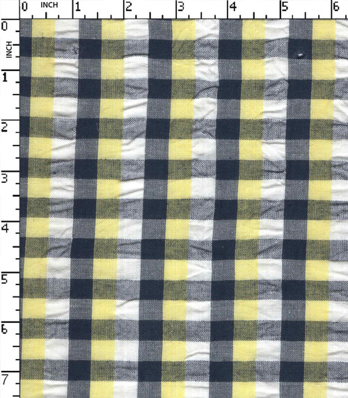 100% Cotton Yarn Dyed Seersucker