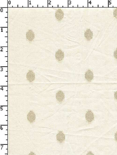100% Cotton Greige Dobby Dot Natural/Silver Butta 88X72 Jg-Krishna-Silver
