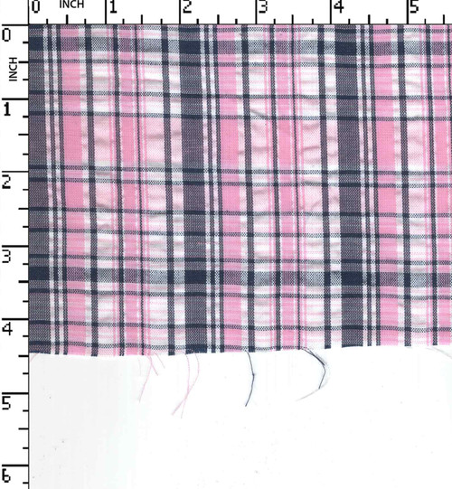 Cotton Poly Yarn Dyed Seersucker