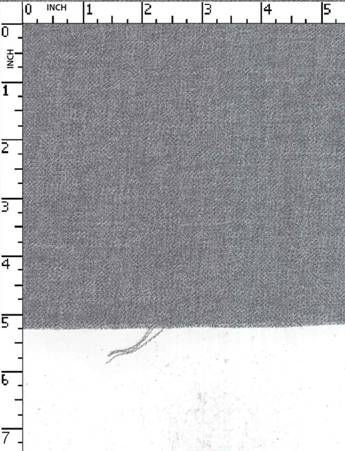 Plain Pure Cotton Gray Melange Fabrics, For Garments, Plain/Solids