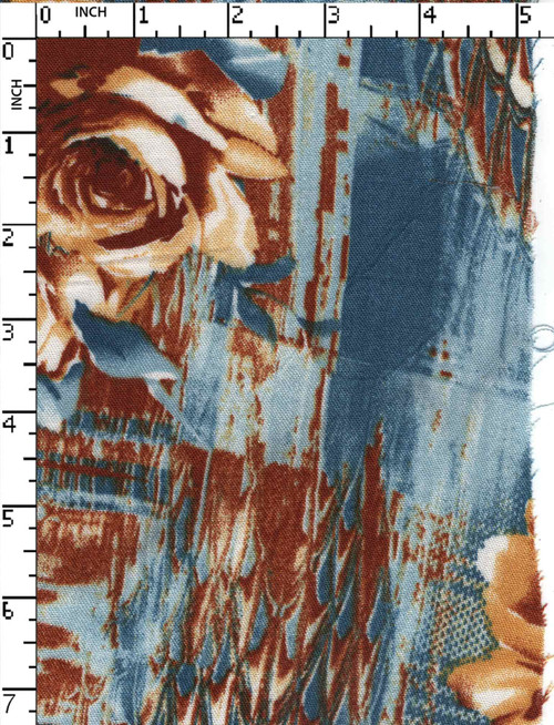 100% Rayon Printed Plain