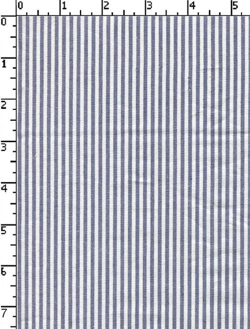 100% Cotton Yarn Dyed Plain Gsm-122  Small Stripes Navy/White  40S C X 40S C - 104X84 Sm-Aa-179