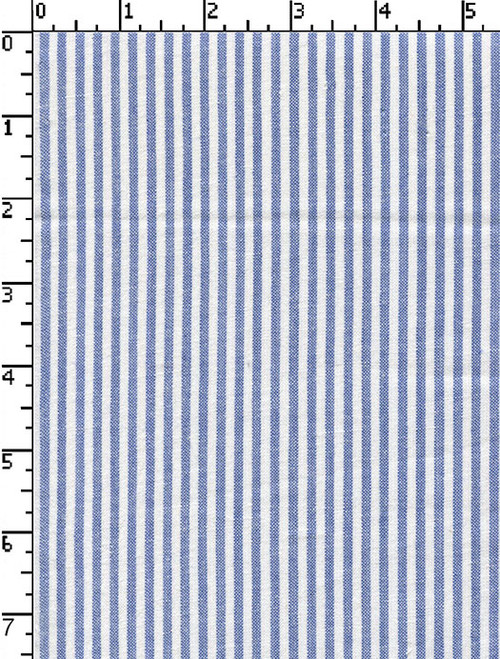 100% Cotton Yarn Dyed Plain Gsm-90  Small Stripes Blue/White  2/60S C X 40S C - 64X64 Sm-Aa-181