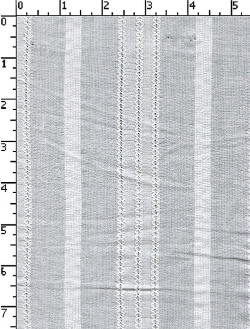 100% Cotton Bleached Dobby Gsm-60  Medium Stripes With Zigzag White Lino 60S C +2/40S Sf X 60S C - 92X72 Sm-Aa-253