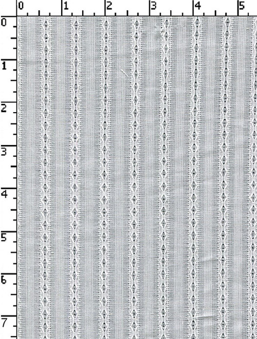 100% Cotton Bleached Dobby Gsm-65  Stripes With Small Rhombus White Lino 60S C +2/80S C +2/40S C X 60S C - 88X68 Sm-Aa-264