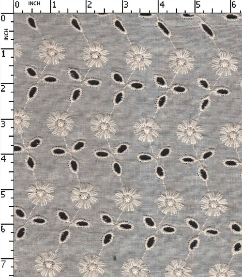 100% Cotton Greige Schiffli