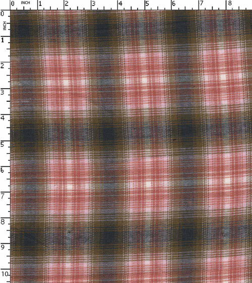 100% Viscose Yarn Dyed Twill Medium Checks Pink/White/Grey   Gsm-128 Jepc-12871