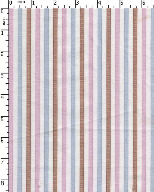 100% Cotton Yarn Dyed Plain Candy Stripe White/Pinl/Blue/Brown   Gsm-113 Jepc-573