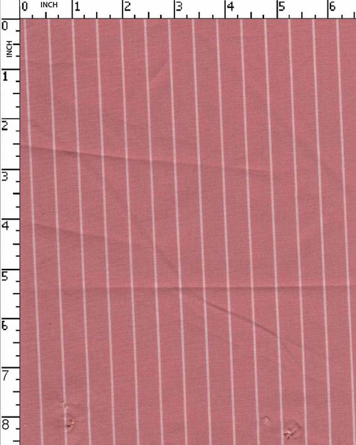100% Cotton Yarn Dyed Plain Pin Stripe Ecru Pink/White   Gsm-122 Jepc-621