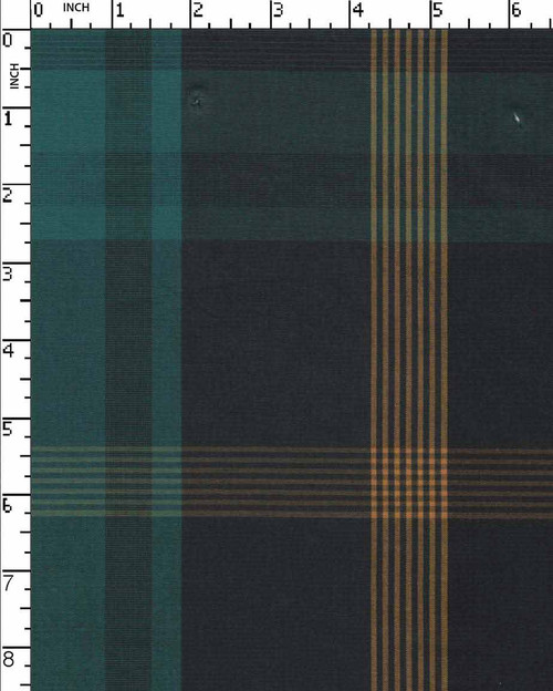 100% Cotton Yarn Dyed Plain Big Checks Green/Yellow/Black   Gsm-124 Jepc-184