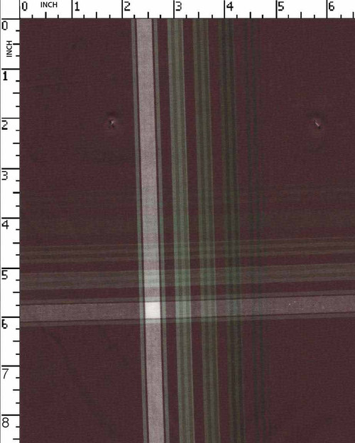 100% Cotton Yarn Dyed Plain Hangkerchief Checks Brown/White/Green   Gsm-128 Jepc-198