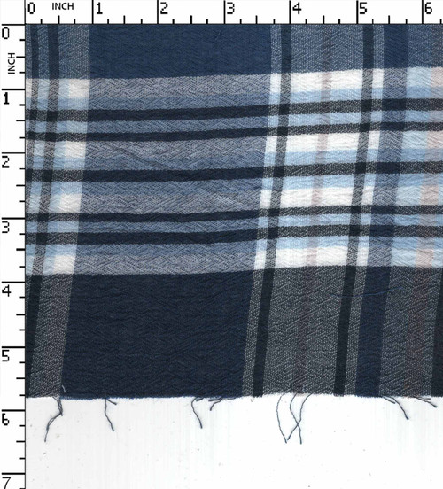 100% Cotton Yarn Dyed Crepe