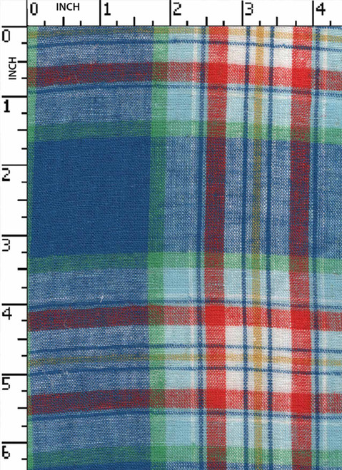 Cotton Linen Yarn Dyed Plain